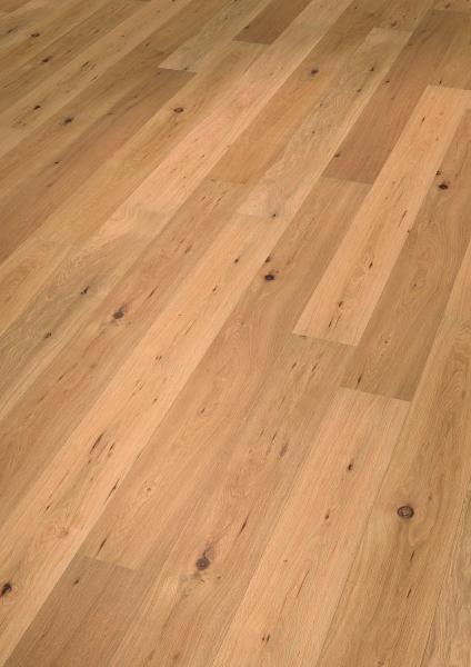 Landhausdiele 220mm breit, Eiche astig, gebürstet, geölt 2,51m²/Paket